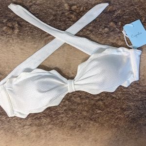 Cupshe Strapless Bikini Top NWT
